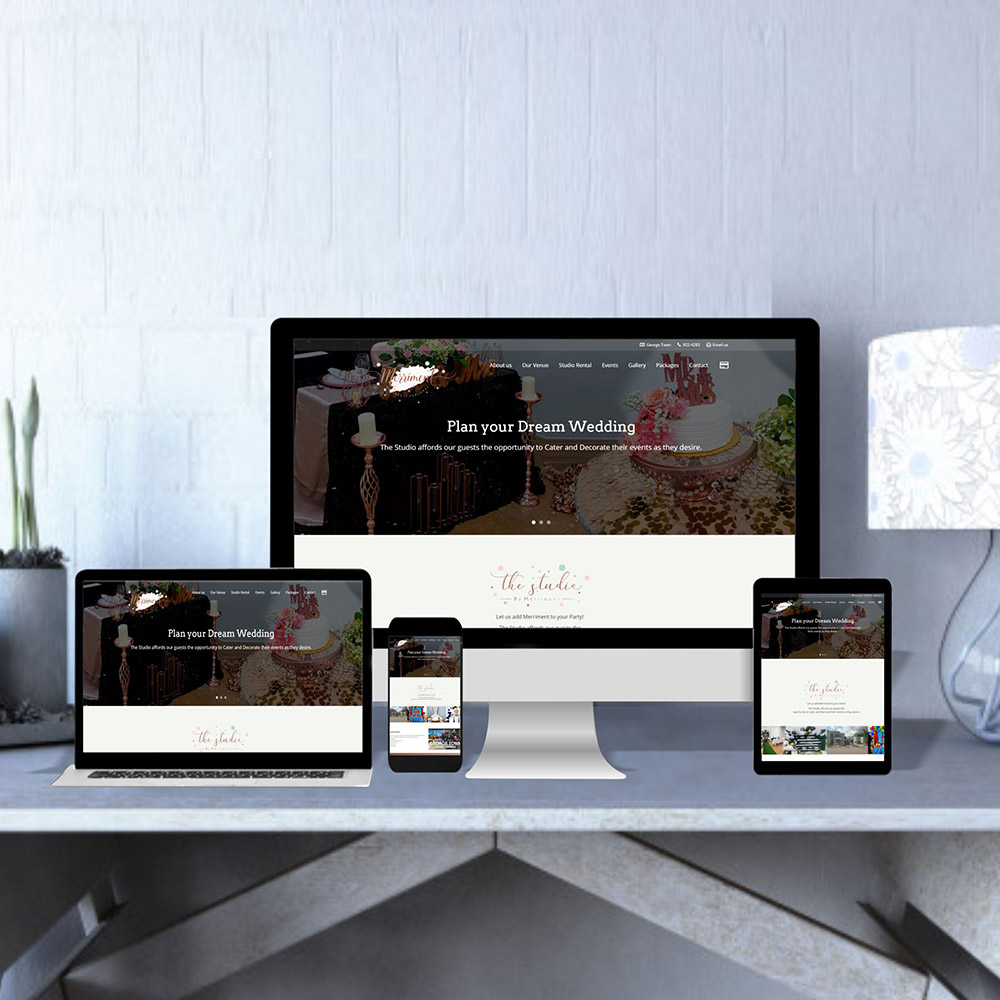 The Studio by Merriment website design